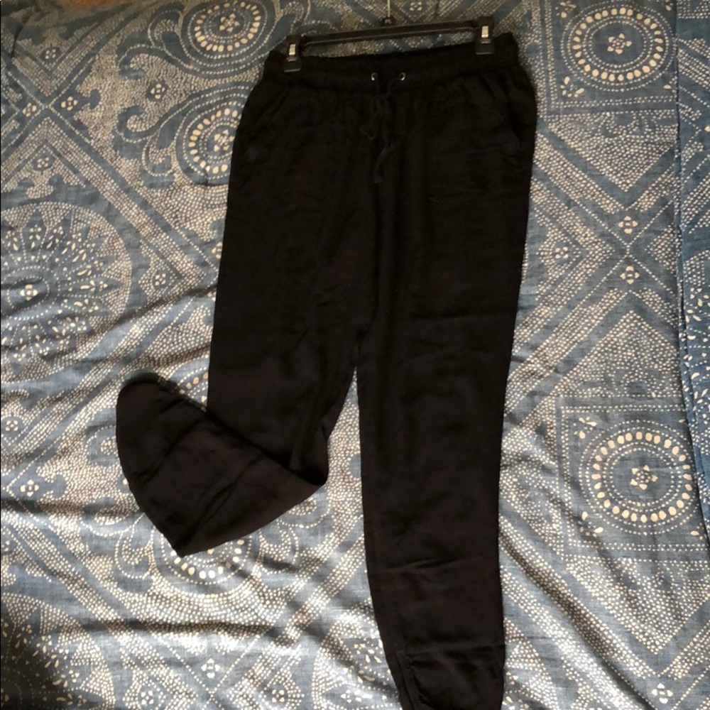 REWASH black joggers, 100% rayon, so comfy!!